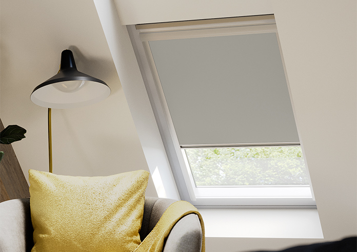 Trinity (Blackout), Oyster Grey - Loft Blind - Image 5